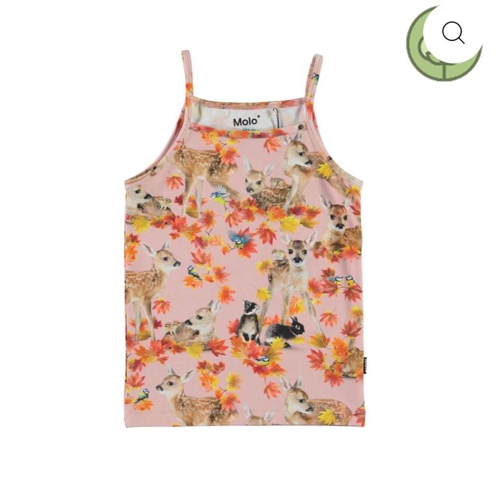 Molo Pink Autumn Deer Kids Camisole
